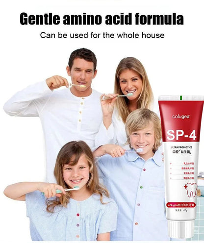 SP-4 Probiotic Brightening & Stain Removing Toothpaste (Buy 1 Get 1 Free)